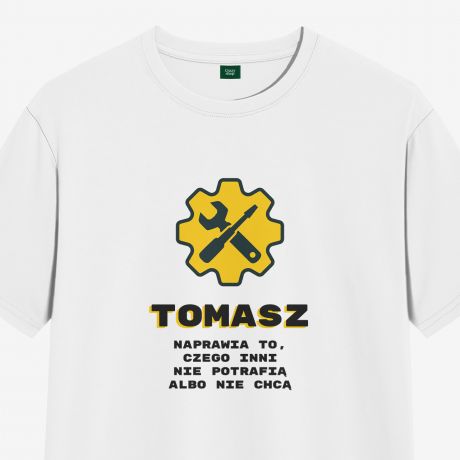 Personalizowana koszulka PREZENT DLA KONSERWATORA - L