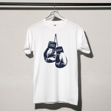 Personalizowana koszulka RKAWICE BOKSERSKIE prezent dla fana boksu - M