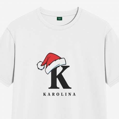 Personalizowana koszulka witeczna damska - S