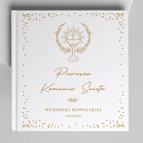 Personalizowana ksiga goci NA KOMUNI ksiga komunijna pamitka komunii witej