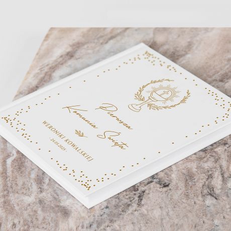 Personalizowana ksiga goci NA KOMUNI ksiga komunijna pamitka komunii witej