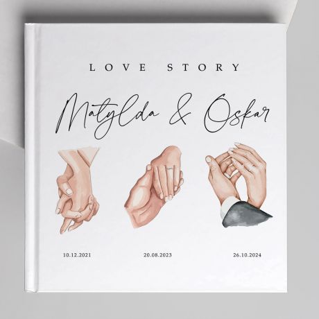 Personalizowana ksiga goci weselnych LOVE STORY