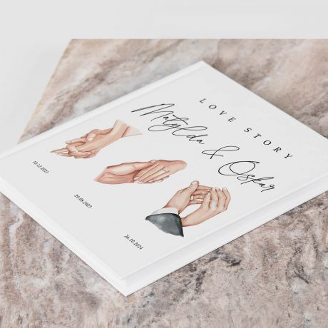 Personalizowana ksiga goci weselnych LOVE STORY