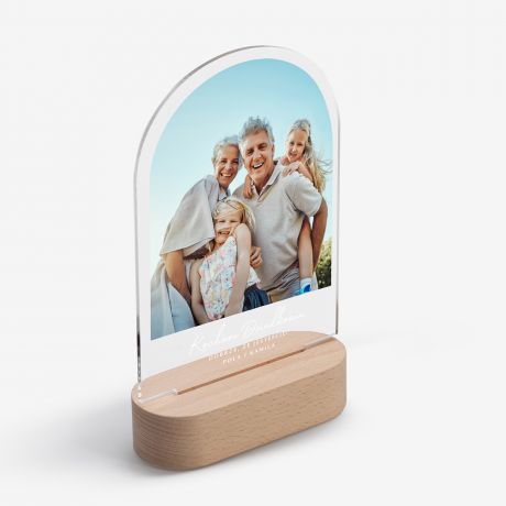 Personalizowana lampka dekoracyjna PREZENT DLA DZIADKW prezent dla babci i dziadka