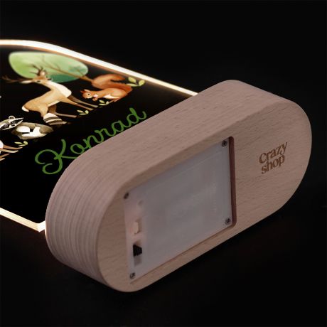 Personalizowana lampka led dla dziecka LE�NE ZWIERZ�TKA