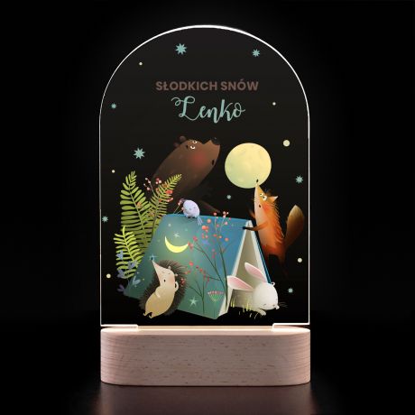 Personalizowana lampka nocna DO POKOJU DZIECICEGO prezent dla dziecka lampka nocna dla dziecka