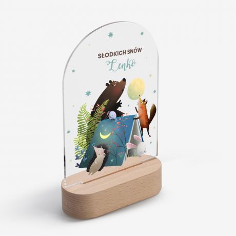 Personalizowana lampka nocna DO POKOJU DZIECICEGO prezent dla dziecka lampka nocna dla dziecka