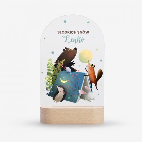 Personalizowana lampka nocna DO POKOJU DZIECICEGO prezent dla dziecka lampka nocna dla dziecka