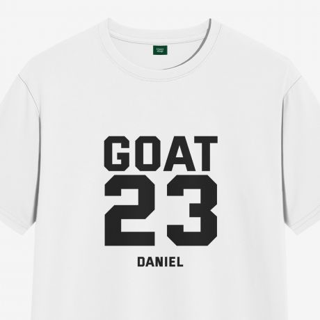Personalizowana mska koszulka GOAT - S koszulka personalizowana prezent dla mczyzny