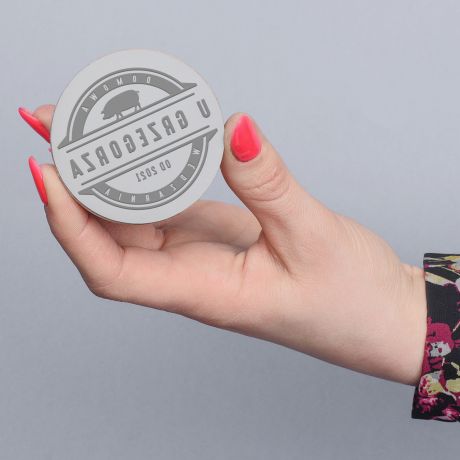 Personalizowana piecztka DOMOWA WDZARNIA prezent dla wdzarza
