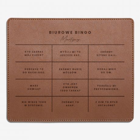 Personalizowana podk�adka pod mysz BINGO prezent do biura