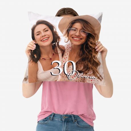Personalizowana poduszka DLA SIOSTRY na 30 urodziny