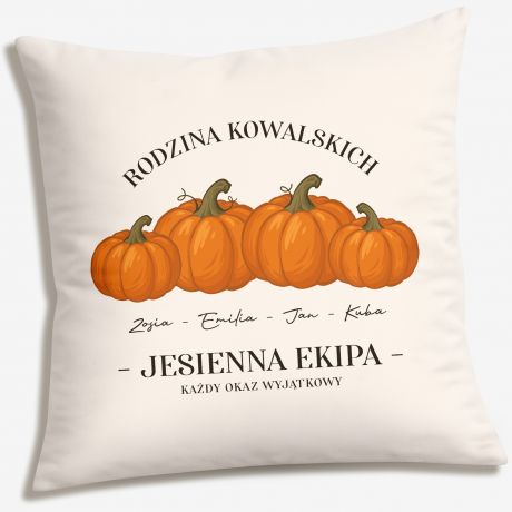 Personalizowana poduszka jesienna DYNIE