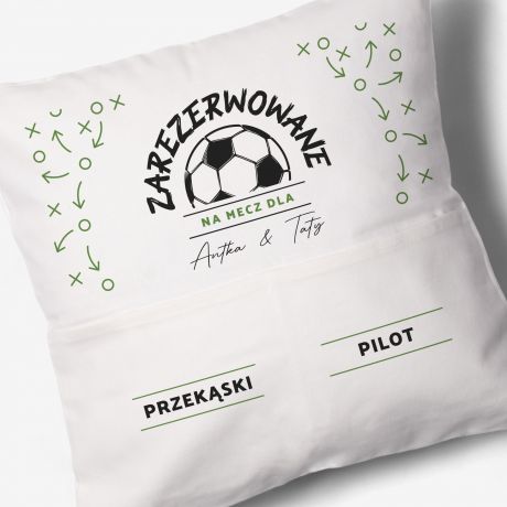 Personalizowana poduszka kibica ZAREZERWOWANE