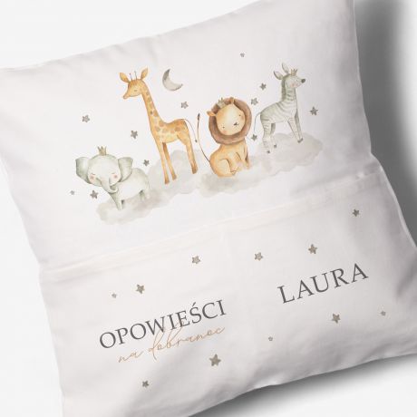 Personalizowana poduszka NA DOBRANOC dla dziecka