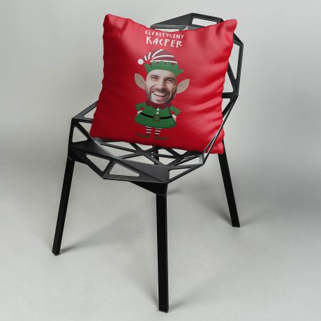 Personalizowana poduszka na mikoajki ELF poduszka witeczna poduszka na wita prezent na mikoajki