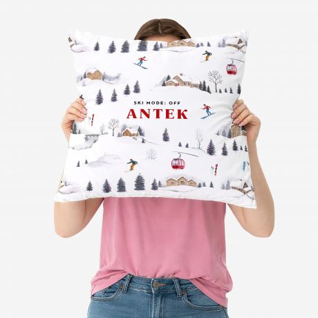 Personalizowana poduszka na prezent DLA NARCIARZA poduszka z nadrukiem poduszka z napisem poduszka personalizowana