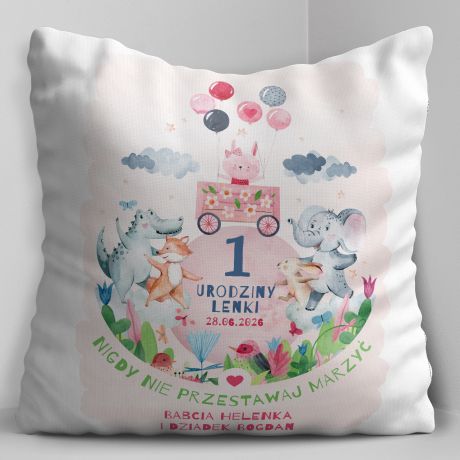 Personalizowana poduszka NA ROCZEK