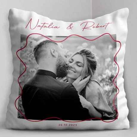 Personalizowana poduszka na rocznic zwizku prezent na rocznic zwizku romantyczny prezent dla niej dla niego
