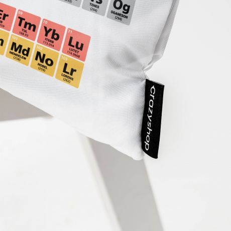 Personalizowana poduszka TABLICA MENDELEJEWA prezent dla chemika