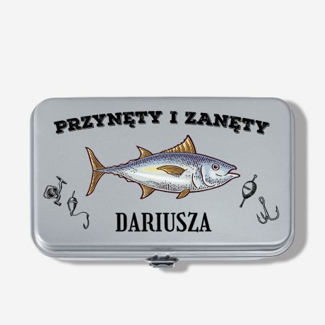 Personalizowana skrzynka na PRZYNTY I ZANTY prezent dla wdkarza skrzynka wdkarska