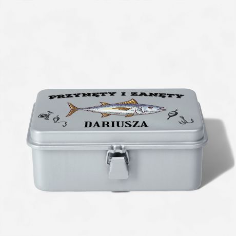 Personalizowana skrzynka na PRZYNTY I ZANTY prezent dla wdkarza skrzynka wdkarska