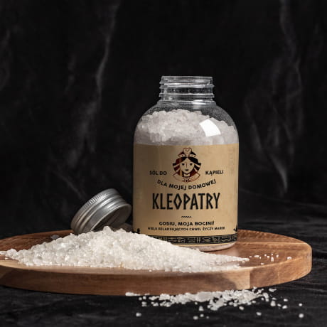 Personalizowana sól do kąpieli KLEOPATRA upominek dla ukochanej
