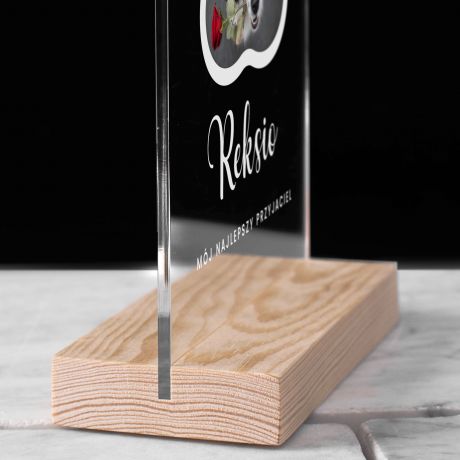 Personalizowana statuetka NAJLEPSZY PRZYJACIEL prezent dla waciciela psa