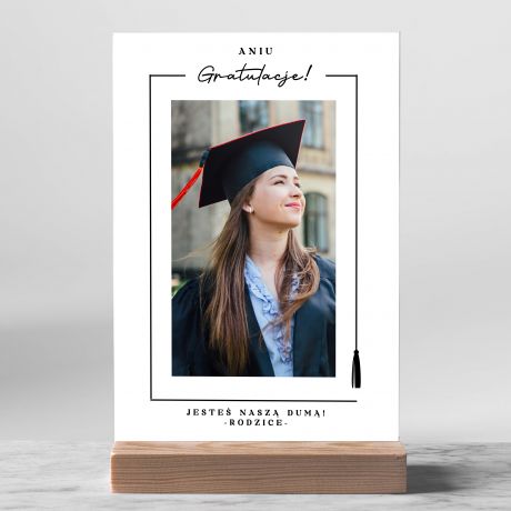 Personalizowana statuetka na ukoczenie studiw