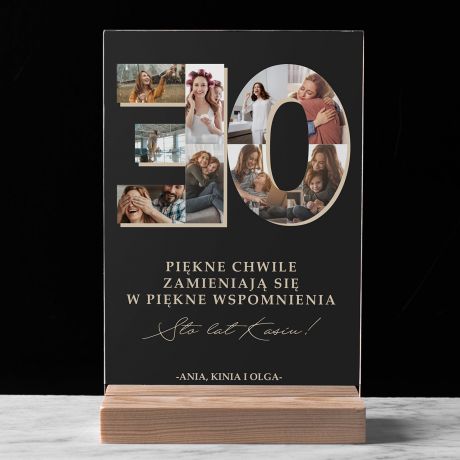 Statuetka ze zdjciami PREZENT NA 30 URODZINY