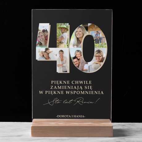 Personalizowana statuetka PREZENT NA 40 URODZINY