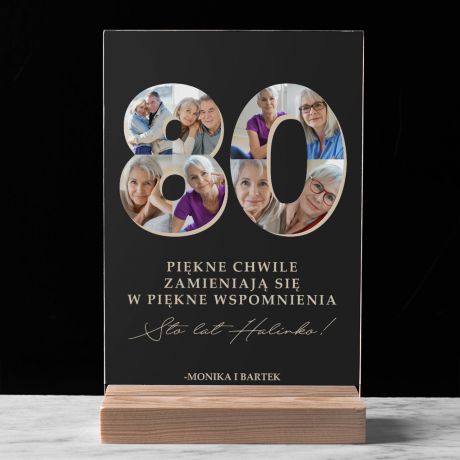 Personalizowana STATUETKA NA 80 URODZINY