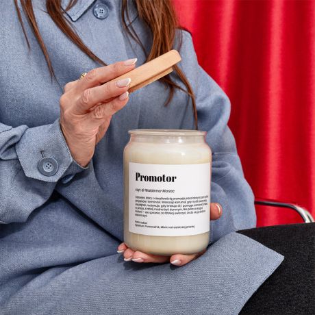 Personalizowana �wieca DEFINICJA prezent dla promotora  podzi�kowanie dla promotora upominek dla promotora
