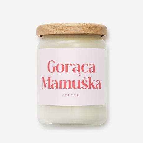 Personalizowana wieca zapachowa PREZENT NA URODZENIE DZIECKA