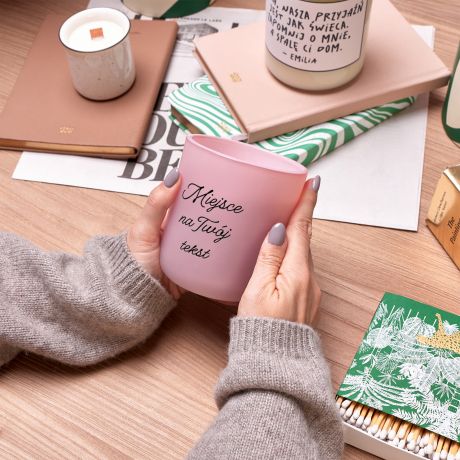 Personalizowana �wieca zapachowa TW�J TEKST 