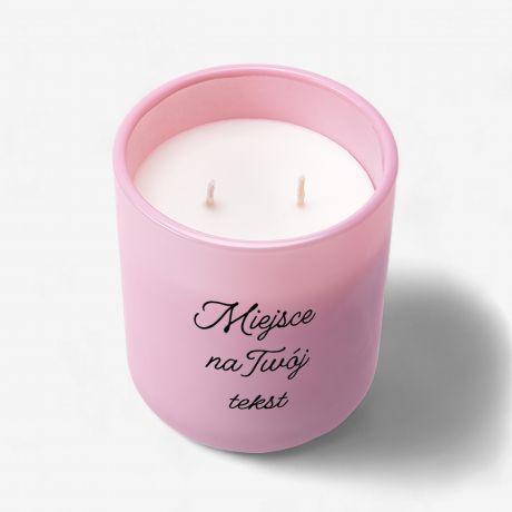Personalizowana �wieca zapachowa TW�J TEKST 