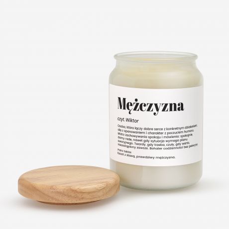 Personalizowana �wieczka DEFINICJA prezent dla m�czyzny