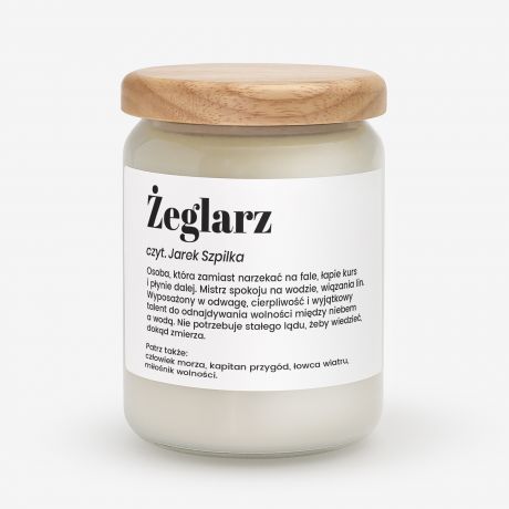 Personalizowana �wieczka DEFINICJA prezent dla �eglarza