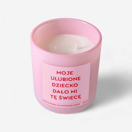 Personalizowana wieczka dla mamy ULUBIONE DZIECKO prezent dla mamy wieczka na dzie mamy prezent na dzie mamy