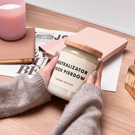 Personalizowana WIECZKA DLA PSIARY prezent dla przyjaciki prezent dla psiary prezent dla mionika psw