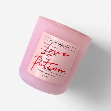 Personalizowana wieczka LOVE POTION prezent dla ukochanej prezent dla dziewczyny na urodziny