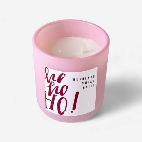 Personalizowana wieczka na mikoajki WESOE HO HO HO! prezent dla dziewczyny  wieczka na wita