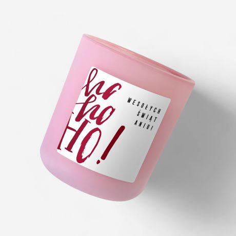 Personalizowana wieczka na mikoajki WESOE HO HO HO! prezent dla dziewczyny  wieczka na wita