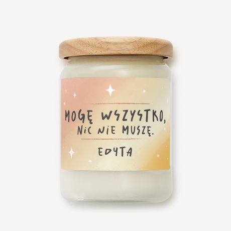 Personalizowana wieczka na prezent POZYTYWNA AFIRMACJA