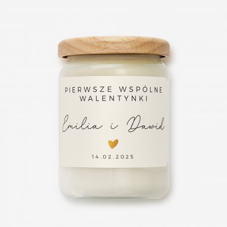 Personalizowana WIECZKA WALENTYNKOWA