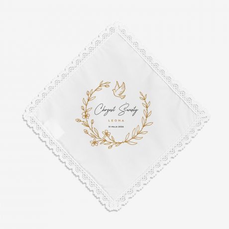 Personalizowana szatka na chrzest DLA CH�OPCA szatka dla ch�opca szatka do chrztu  prezent na chrzest