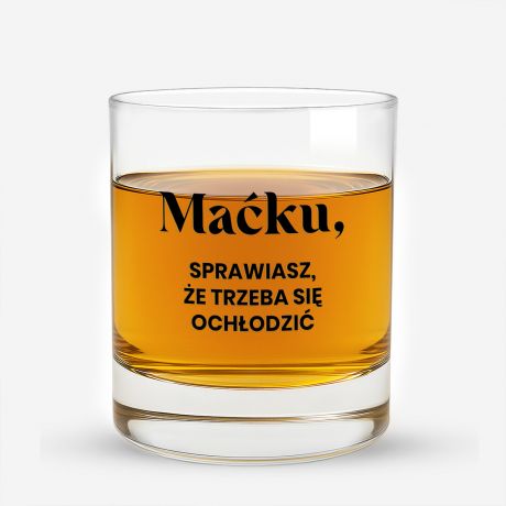 Personalizowana szklanka DLA CH�OPAKA