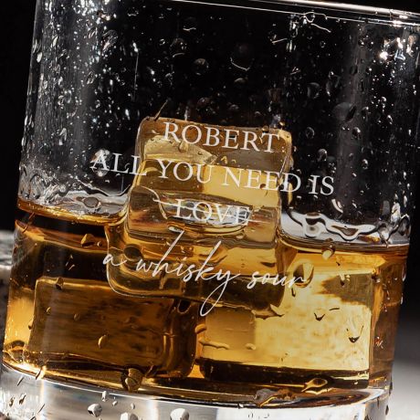 Personalizowana szklanka do whiskey ALL YOU NEED IS SOUR
