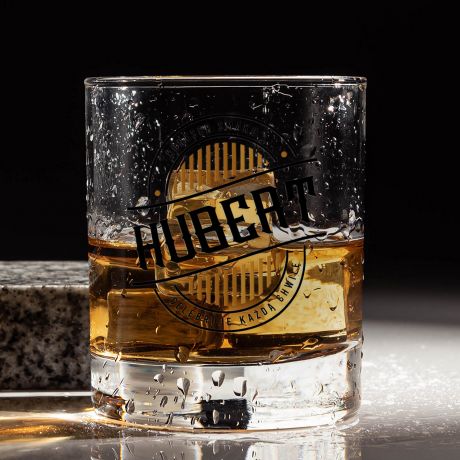Personalizowana szklanka do whisky Z IMIENIEM