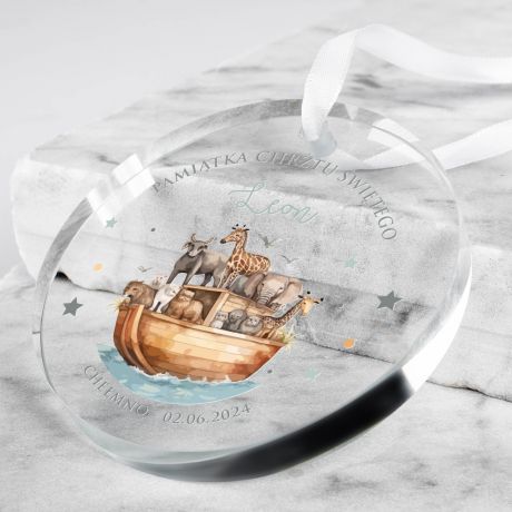 Personalizowana zawieszka ARKA NOEGO pamitka Chrztu witego